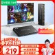 毕亚兹 VGA KVM切换器视频切屏器 二进一出台式主机笔记本电脑转换器 2口显示器键盘鼠标打印机共享器