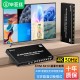 毕亚兹 VGA KVM切换器视频切屏器 二进一出台式主机笔记本电脑转换器 2口显示器键盘鼠标打印机共享器