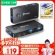 毕亚兹 VGA KVM切换器视频切屏器 二进一出台式主机笔记本电脑转换器 2口显示器键盘鼠标打印机共享器