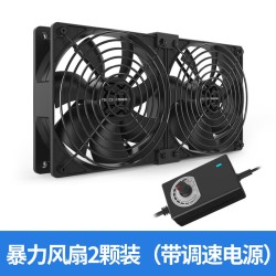 零度世家12025大风量12cm 2500转速暴力风扇220V电脑服务器机箱工控机柜暖气片散热风扇